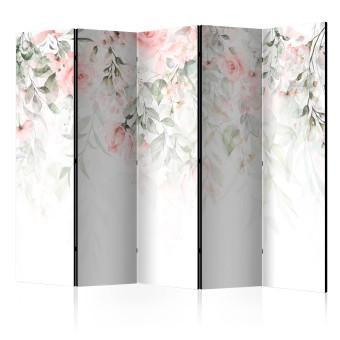 Biombo barato Waterfall of Roses - First Variant II [Room Dividers]