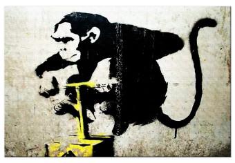 Cuadro XXL Monkey TNT Detonator by Banksy [Large Format]