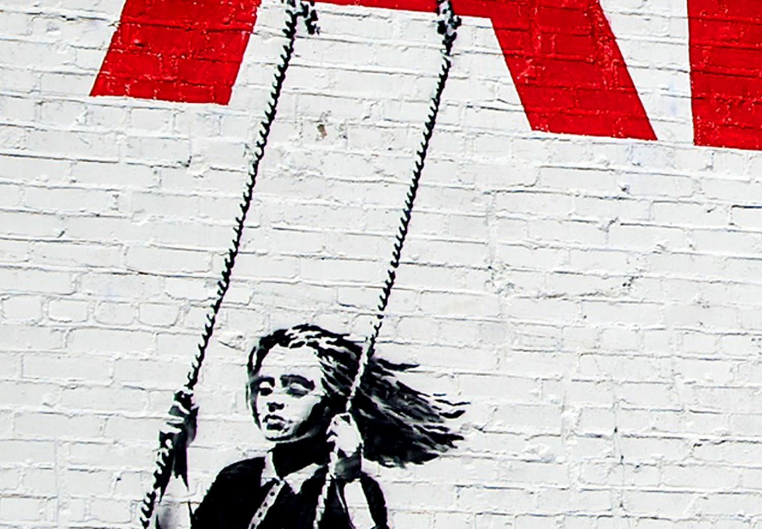Cuadro XXL Parking Girl Swing by Banksy [Large Format]