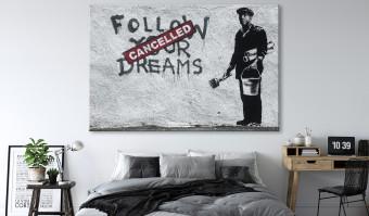 Cuadro XXL Follow Your Dreams Cancelled by Banksy [Large Format]