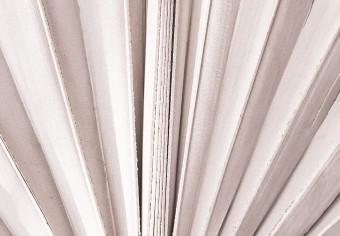 Cuadro decorativo Hojas de papel - composición en estilo scandi boho sobre fondo claro