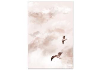 Cuadro Amantes cielo (1 pieza) vertical - pájaros en cielo