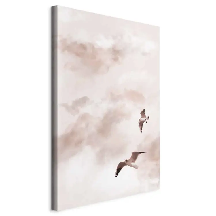 Amantes cielo vertical - pájaros en cielo