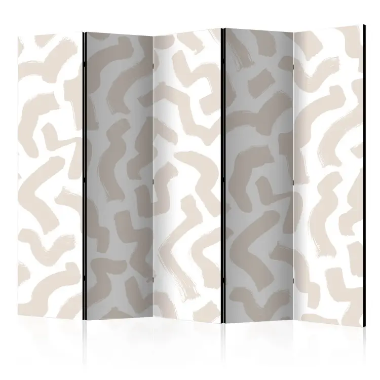 Modelo beige II - abstracción clara estilo scandiboho