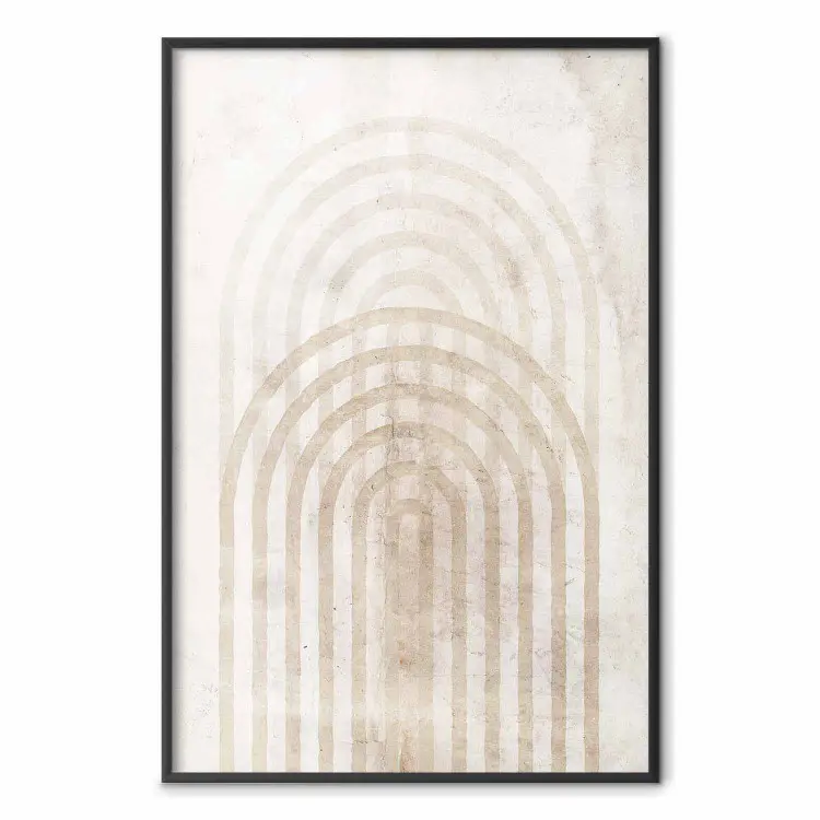 Entretejido - composición beige con abstracción estilo scandi boho