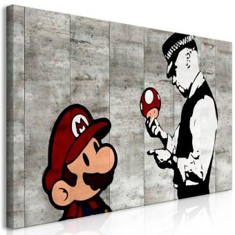 Cuadro XXL Banksy: Mario Bros II [Large Format]