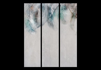 Biombo decorativo Colourful Feathers [Room Dividers]