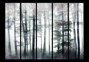Biombo decorativo Misty Forest II [Room Dividers]