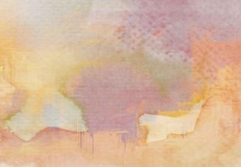 Cuadro Nubes pastel (1 pieza) - paisaje en acuarela
