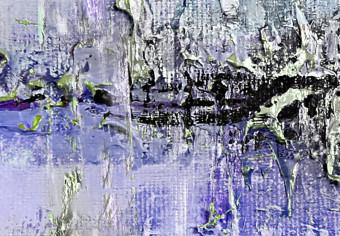 Cuadro moderno Sobre la pista (1 pieza) - abstracción moderna en violeta