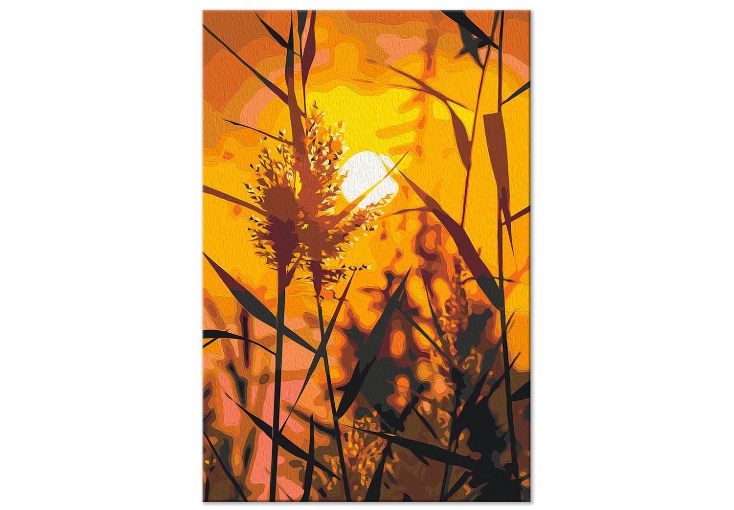 Cuadro numerado para pintar Golden Meadow