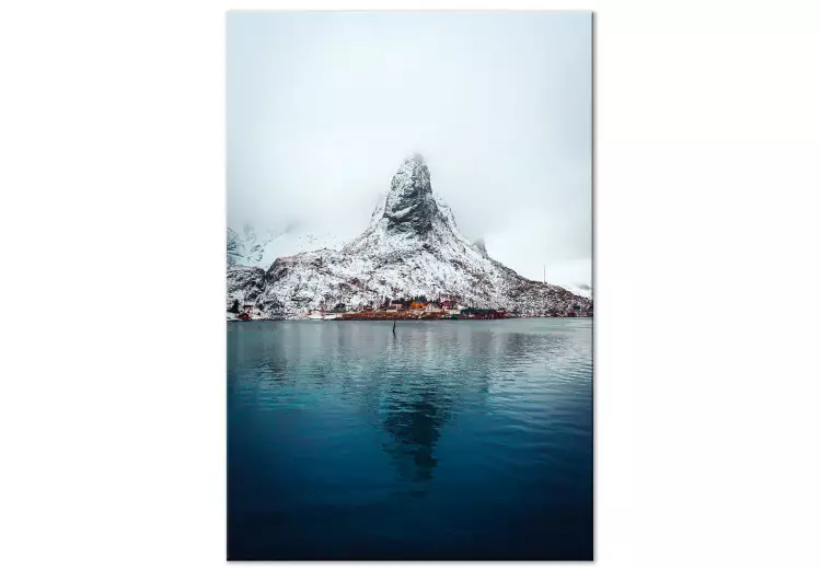 Identidad belleza (1 pieza) vertical - invernal, montaña, agua