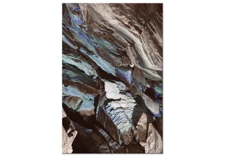 Roca majestuosa (1 pieza) vertical - paisaje rocoso en marrón