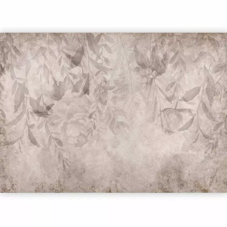 Ramitas beige - abstracción con motivo inspirado en la naturaleza