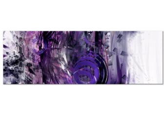 Cuadro Vértigo violeta (1-pieza) estrecho - abstracción moderna