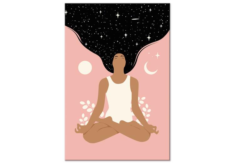 Yoga matutino (1 pieza) vertical - figura femenina, amor propio