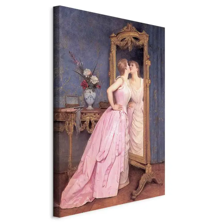 Vanidad femenina vertical - composición sobre el amor propio