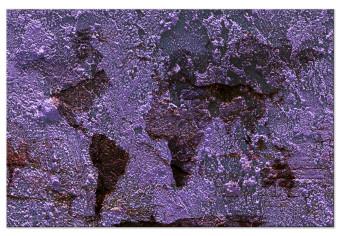 Cuadro Violet Map (1 Part) Wide