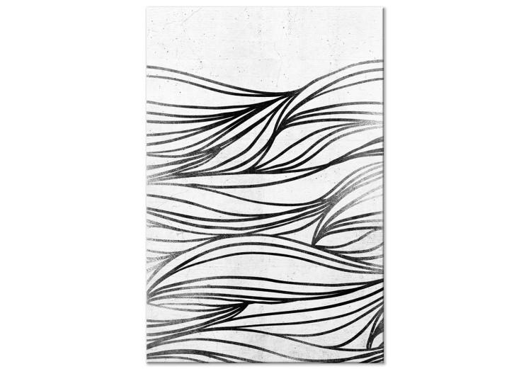 Dibujos en el agua (1 parte) - abstracción en blanco y negro