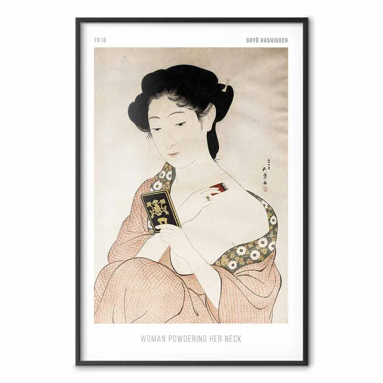 Goyō Hashiguchi - Mujer polvoreándose la nuca