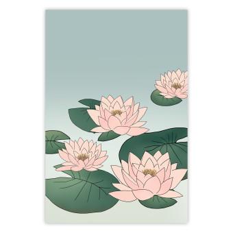 Cartel Pink Water Lilies [Poster]