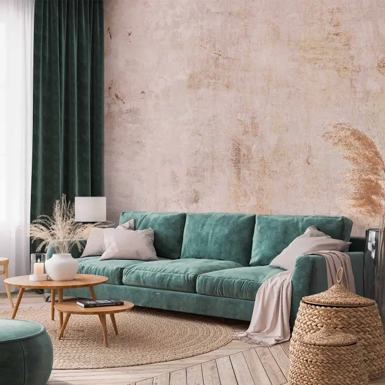 Scandi boho con textura - fondo uniforme con patrón en color arena
