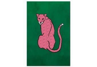 Cuadro moderno Pink Cheetah (1 Part) Vertical