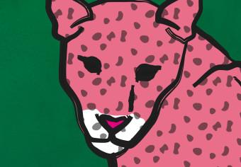 Cuadro moderno Pink Cheetah (1 Part) Vertical