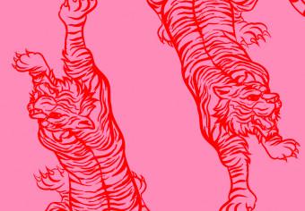 Cuadro Dancing Tigers (1 Part) Vertical