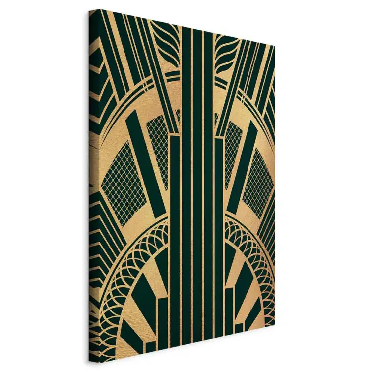 Rascacielos Art Deco - abstracción geométrica