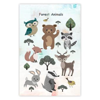 Poster Forest Animals [Poster]