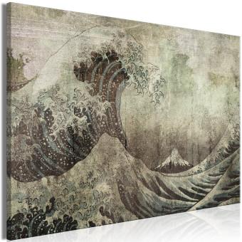 Cuadro Elementos Fresco (1-parte) Amplia - mar tempestuoso