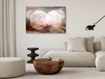 Cuadro Abstraction - Two Planets of Nature in a Good Fashionable and Designer Style