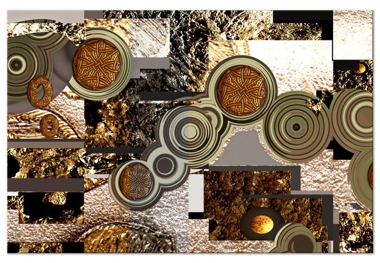 Abstracción con ornamentos (1 parte) - motivos dorados según Klimt