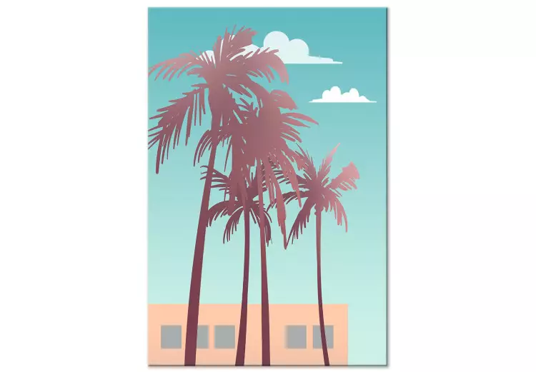 Palmeras de Miami (1 parte) - paisaje con vista a cielo claro y nubes