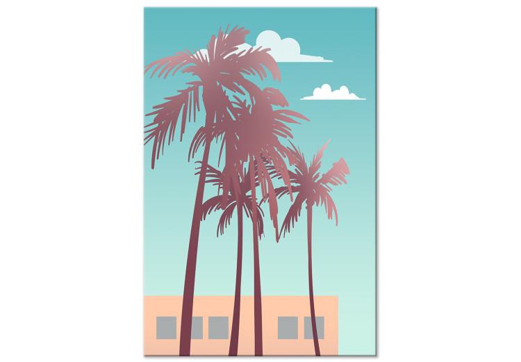 Palmeras de Miami (1 parte) - paisaje con vista a cielo claro y nubes
