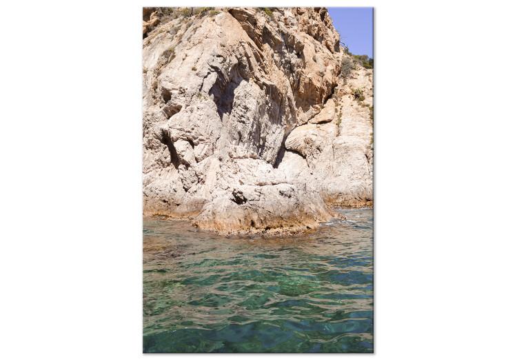 Rocas españolas (1 parte) - paisaje marino al pie de un acantilado