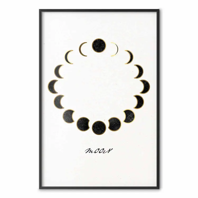 Fases de la luna - paseo minimalista por el cuerpo celeste