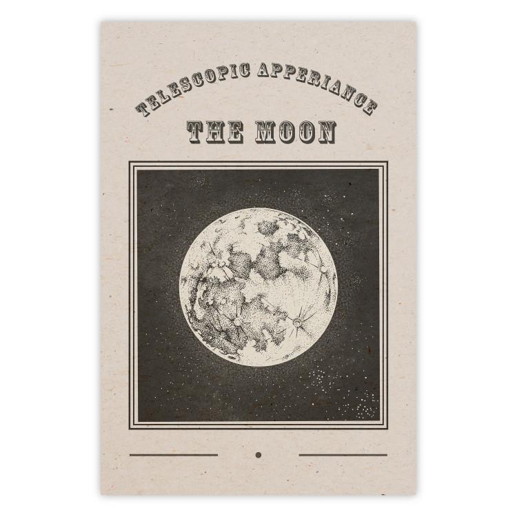 Moon View - Illustration Stylized as an Old Engraving From the Album