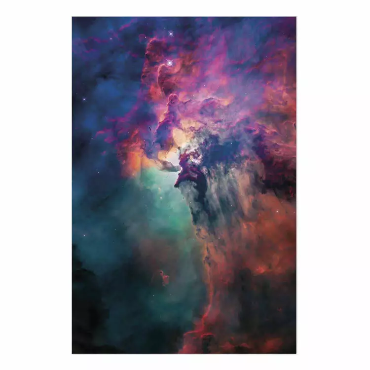 Poster Star View - Colorful Nebula Photographed With a Telescope