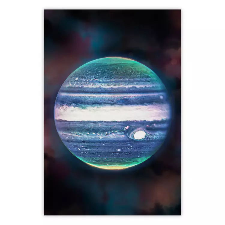 Júpiter: el planeta - primer plano de Júpiter y sus auroras