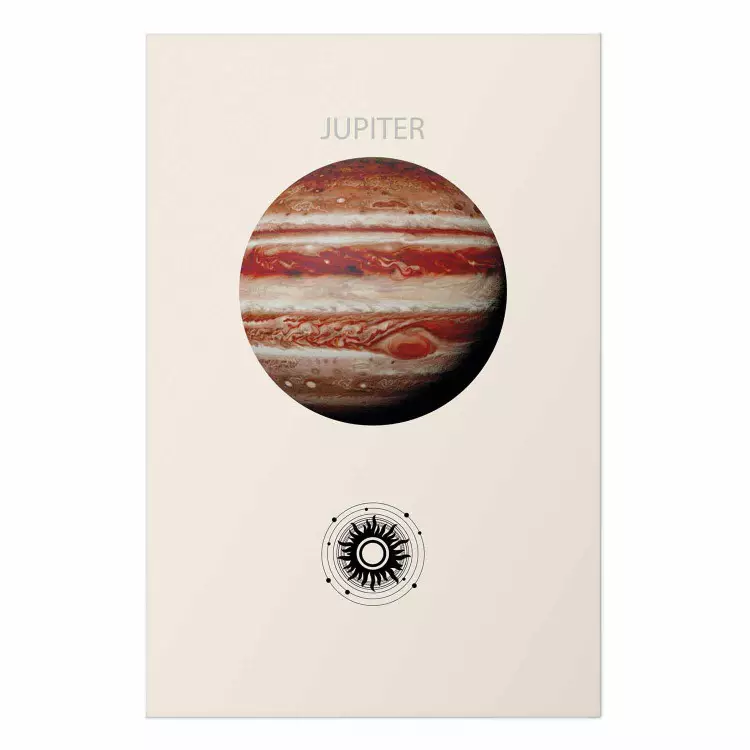 Poster Jupiter - Gas Giant Planet Surrounded by Clouds