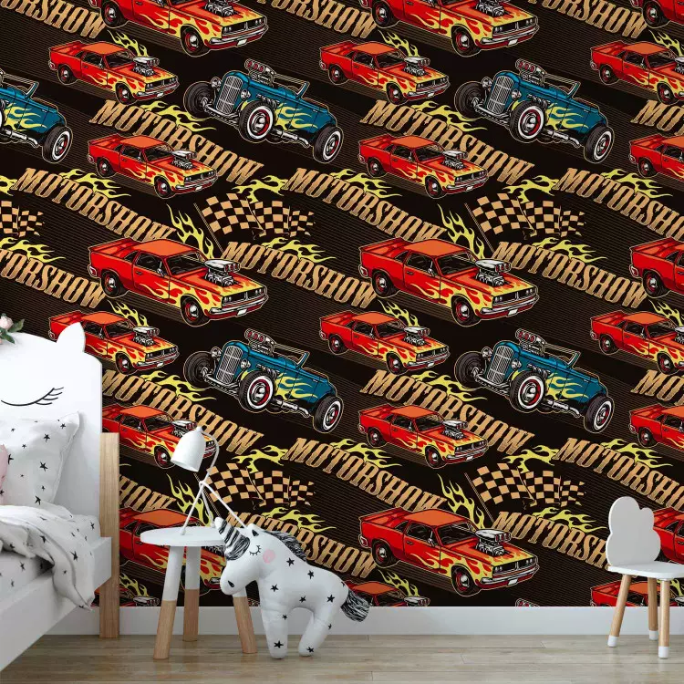 Papel de pared Cars - Youth Automotive Theme for a Boy’s Room