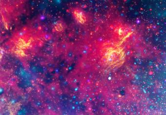 Cuadro XXL Cosmic Constellations - Milky Way Seen through a Telescope