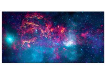 Cuadro XXL Space Constellations - Milky Way Seen through a Telescope
