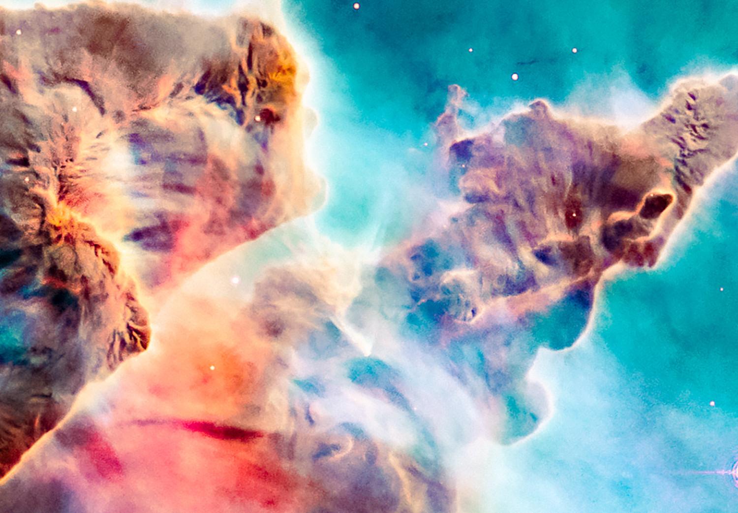 Cuadro XXL Galactic Journey - Photograph of the Colorful Creatures of the Cosmos