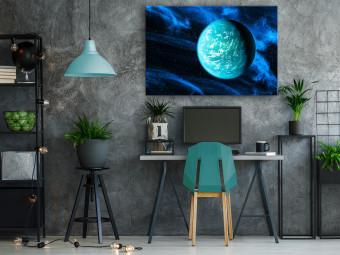 Cuadro decorativo Blue Planet - Dark Space Graphics