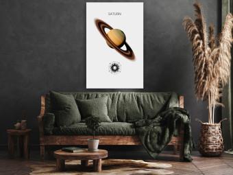 Póster Dynamic Saturn II - Cosmic Lord of the Rings with the Solar System