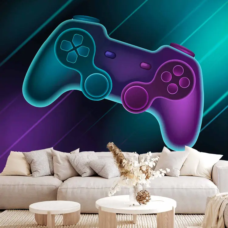 Gadgets para jugadores - consolas de neón