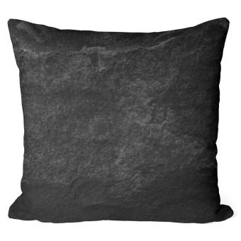 Cojín de microfibra Black gold - a pattern imitating the surface of a flagstone cushions